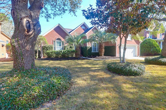 2707 Waterpointe Cir, Mount Pleasant, SC 29466 - view of front of home with brick siding and a front lawn