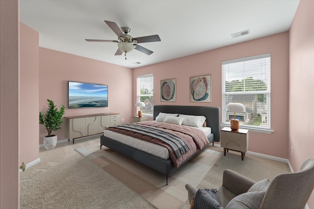 1533 Bluewater Way, Charleston, SC 29414 - bedroom featuring carpet, baseboards, and ceiling fan