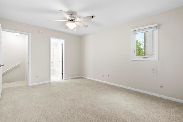 22 Ogier St, Charleston, SC 29403 - unfurnished room featuring light carpet and ceiling fan