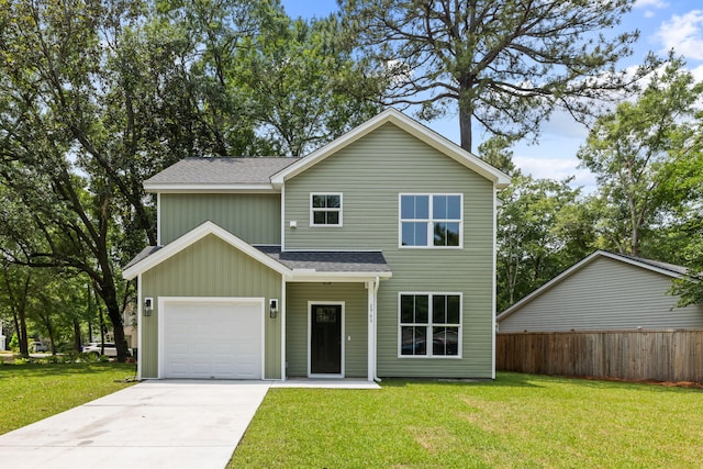 2960 Blackfish Rd, Johns Island, SC 29455 - traditional-style home with driveway, a garage, roof with shingles, and board and batten siding