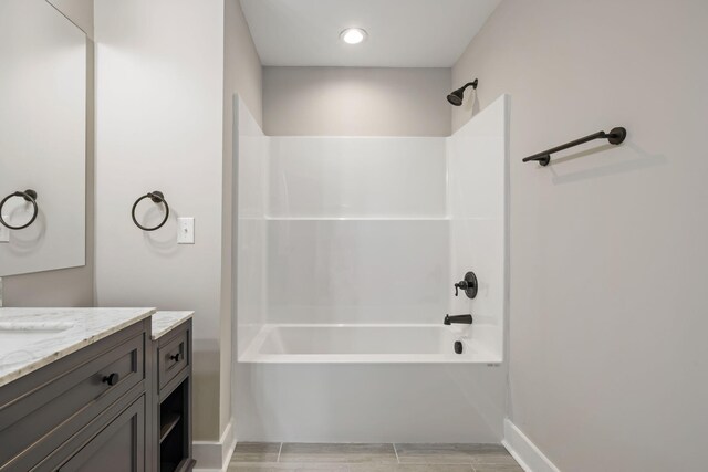 2960 Blackfish Rd, Johns Island, SC 29455 - bathroom featuring vanity, bathtub / shower combination, and baseboards