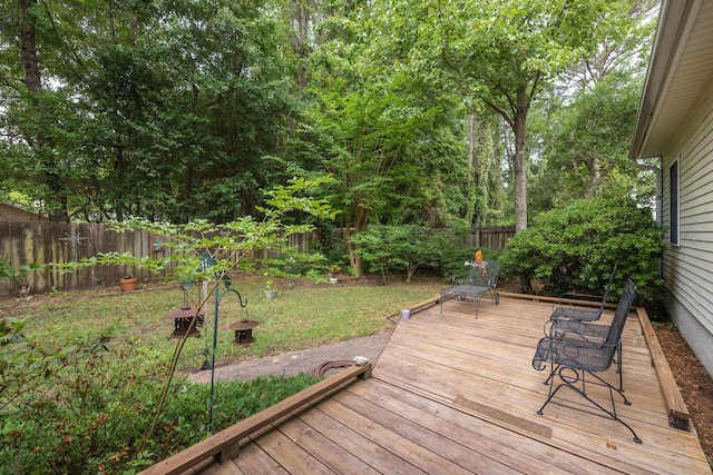 1578 Harborsun Dr, Charleston, SC 29412 - wooden deck featuring a fenced backyard