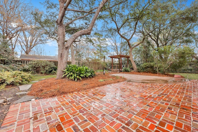 view of patio