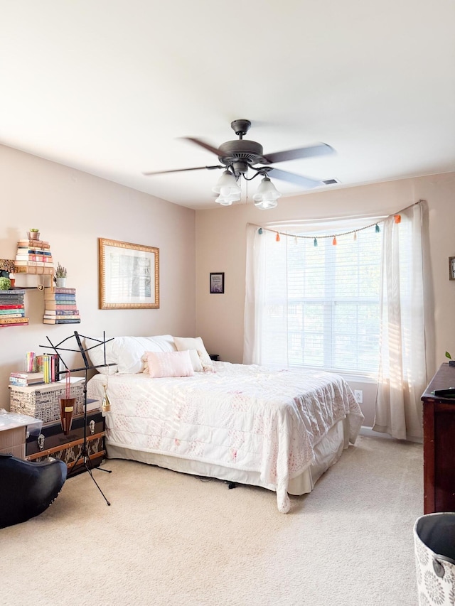 9229 N Moreto Cir, Summerville, SC 29485 - bedroom with carpet flooring and ceiling fan
