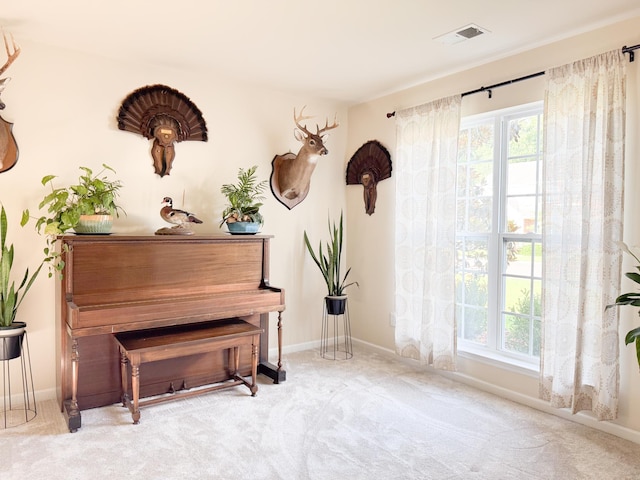 9229 N Moreto Cir, Summerville, SC 29485 - living area with carpet floors, plenty of natural light, and baseboards