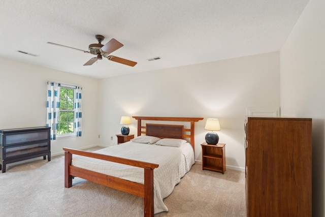 712 Wakendaw Blvd, Mount Pleasant, SC 29464 - bedroom featuring light carpet and a ceiling fan