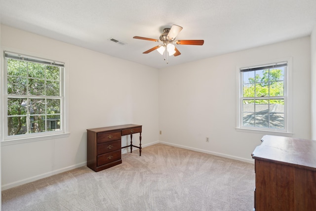 712 Wakendaw Blvd, Mount Pleasant, SC 29464 - unfurnished room featuring healthy amount of natural light, light carpet, and ceiling fan