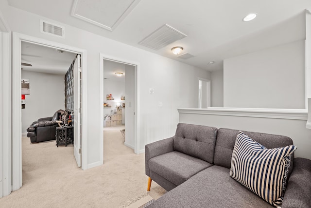 435 Foxbank Plantation Blvd, Moncks Corner, SC 29461 - carpeted living room with visible vents and baseboards
