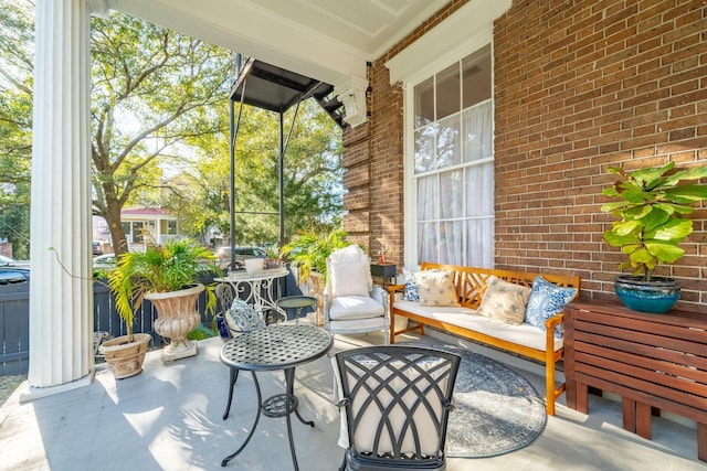 view of patio