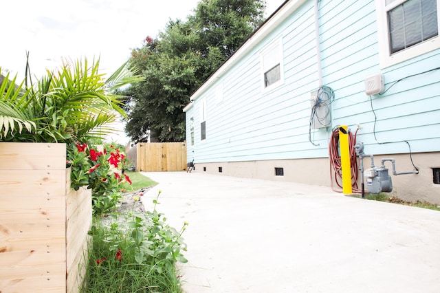 10 Riker St, Charleston, SC 29403 - view of property exterior with crawl space and a patio area