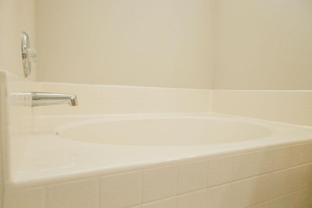 bathroom featuring a bath