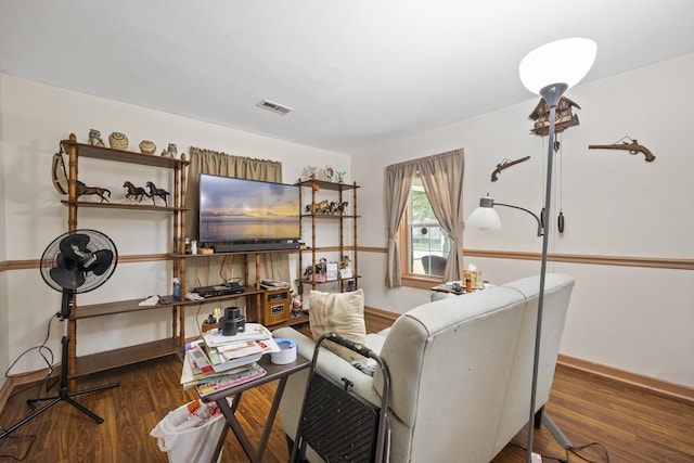 145 Ravenell Dr, Saint Stephen, SC 29479 - living room featuring wood finished floors