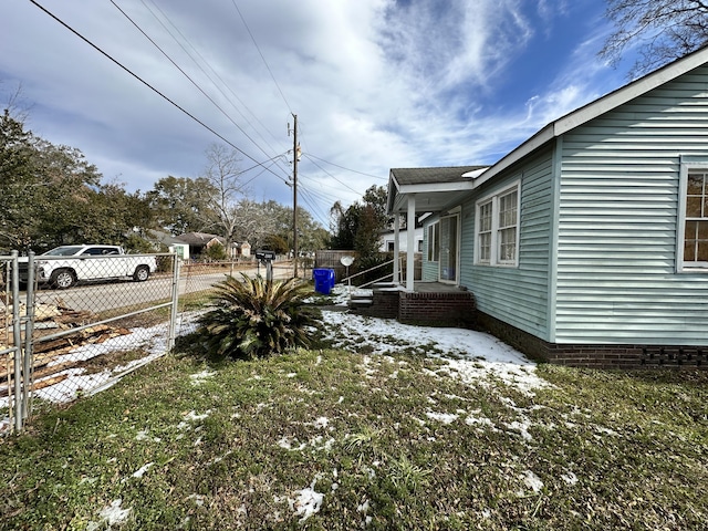 view of yard