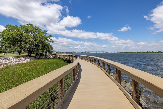 1423 Bexley St, North Charleston, SC 29405 - view of dock featuring a water view