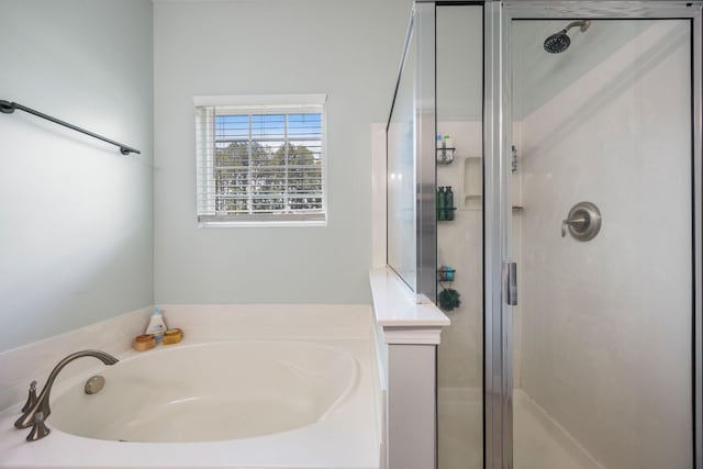 201 Maywood Dr, Moncks Corner, SC 29461 - bathroom with a garden tub and a stall shower