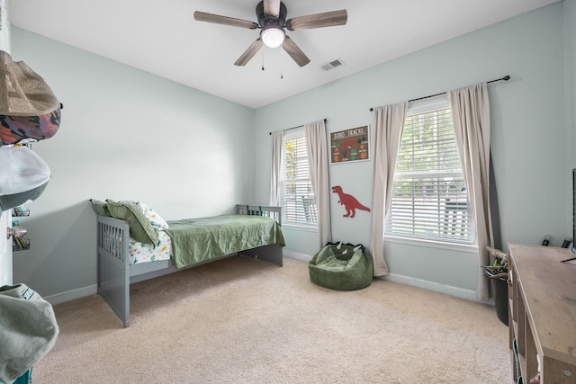 201 Maywood Dr, Moncks Corner, SC 29461 - bedroom featuring carpet flooring and a ceiling fan