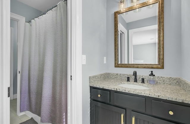 full bathroom with vanity