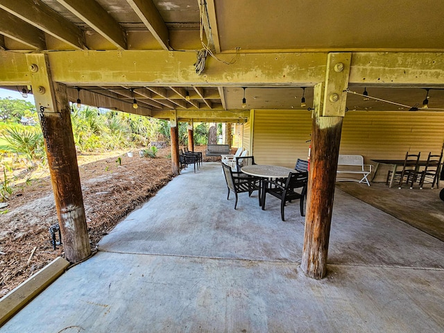 837 Club Cottage Rd, Edisto Island, SC 29438 - view of patio / terrace featuring outdoor dining area