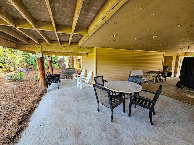 837 Club Cottage Rd, Edisto Island, SC 29438 - view of patio with outdoor dining space