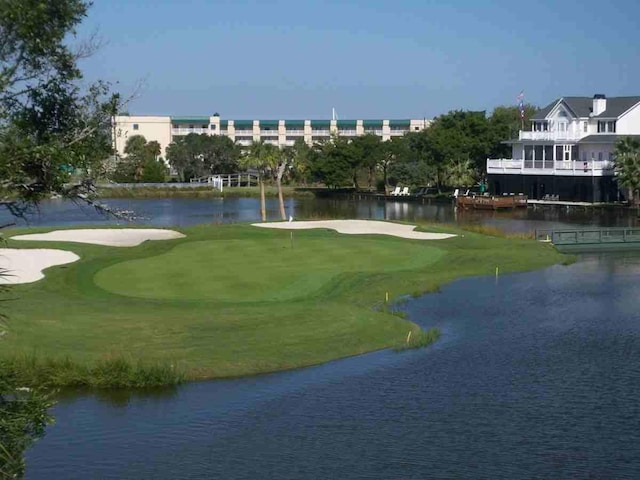 837 Club Cottage Rd, Edisto Island, SC 29438 - surrounding community with a water view and golf course view