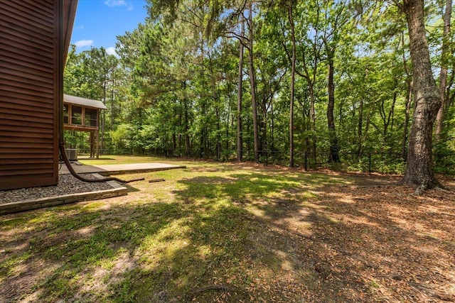 6840 Early Jersey Rd, Meggett, SC 29449 - view of yard featuring a wooded view