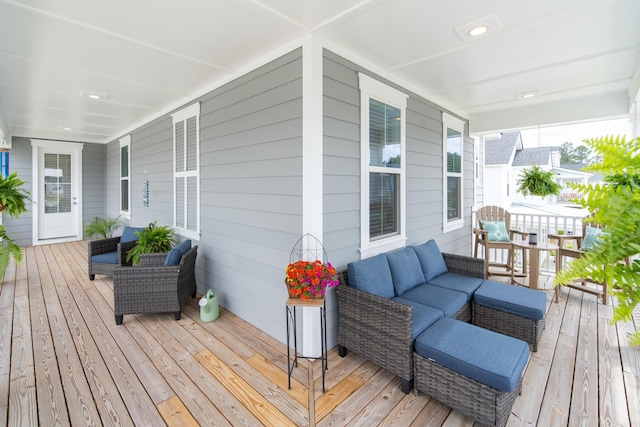 397 Woodgate Way, Summerville, SC 29485 - wooden deck featuring an outdoor hangout area
