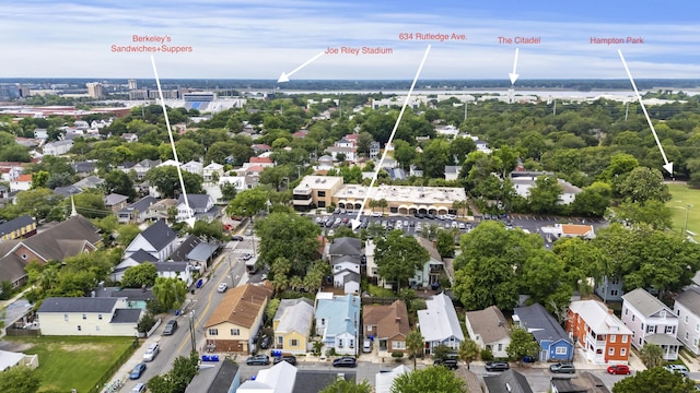 634 Rutledge Ave, Charleston, SC 29403 - aerial view of residential area