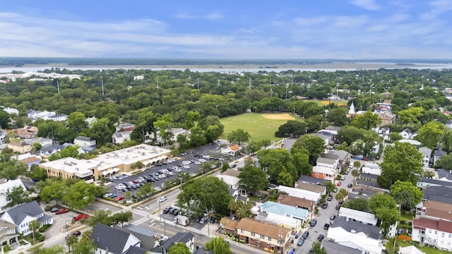 634 Rutledge Ave, Charleston, SC 29403 - aerial view of residential area featuring a nearby body of water