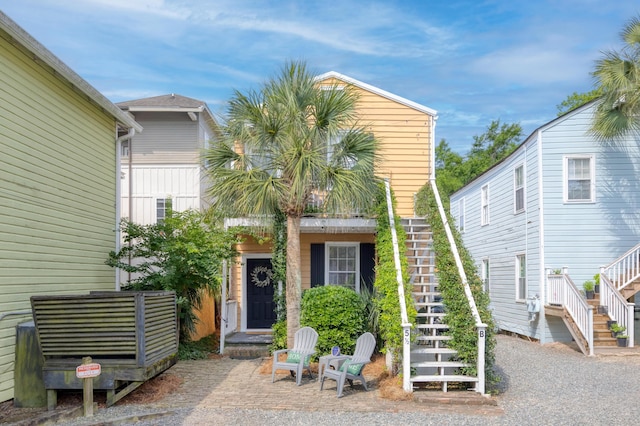 51/2 Kracke St Unit A, Charleston, SC 29403 - view of front of house with stairway