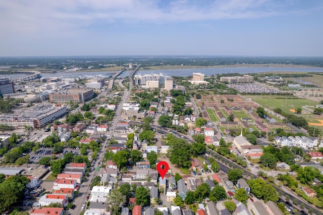 51/2 Kracke St Unit A, Charleston, SC 29403 - aerial view of property's location featuring nearby urban area and a large body of water