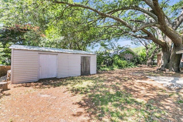 1143 Winborn Dr, Charleston, SC 29412 - view of yard featuring a storage unit and an outdoor structure