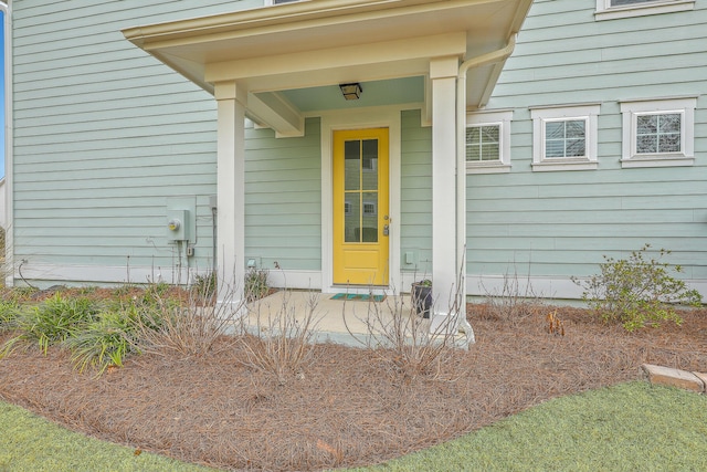 view of entrance to property