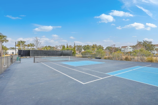 view of tennis court