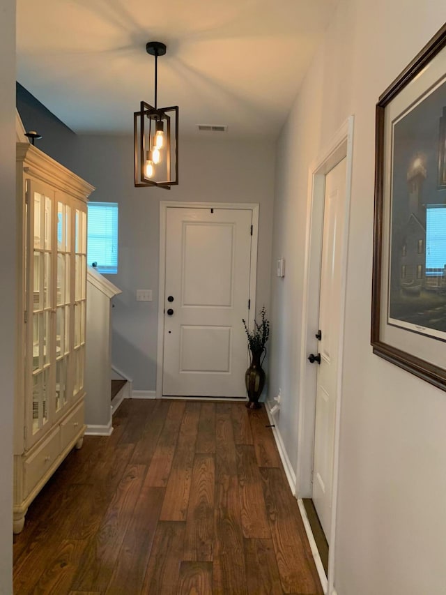 3808 Tupelo Branch Row, Mount Pleasant, SC 29429 - corridor with dark wood-style flooring and baseboards