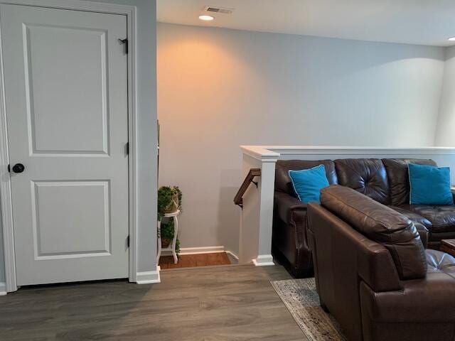 3808 Tupelo Branch Row, Mount Pleasant, SC 29429 - living area featuring wood finished floors and recessed lighting