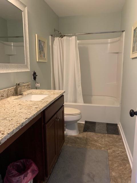 3808 Tupelo Branch Row, Mount Pleasant, SC 29429 - bathroom featuring vanity and shower / tub combo with curtain