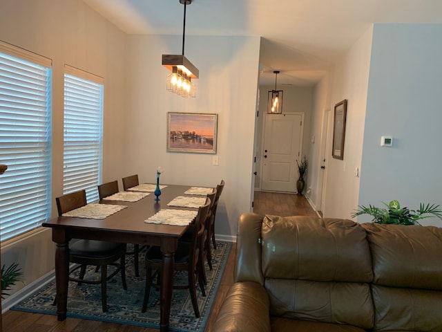 3808 Tupelo Branch Row, Mount Pleasant, SC 29429 - dining space with wood finished floors and a chandelier