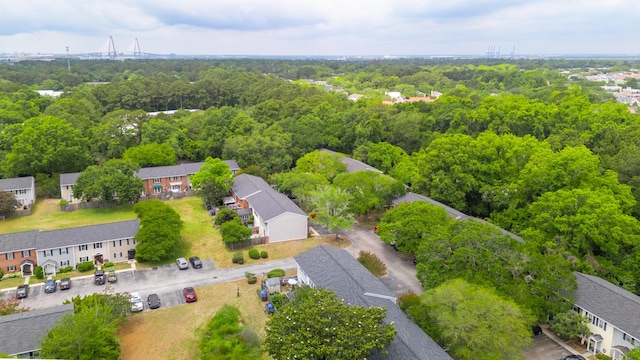 aerial view of residential area