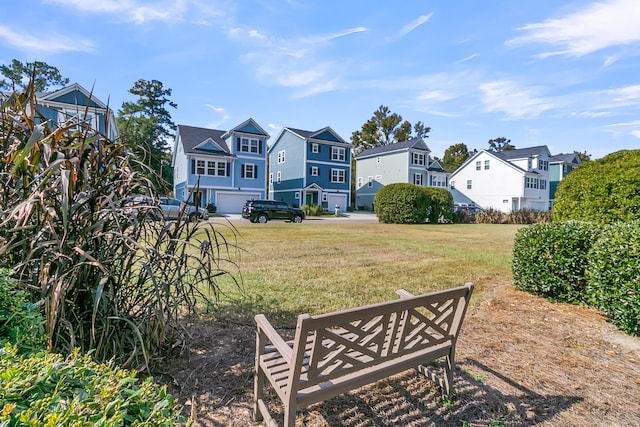 exterior space featuring a lawn