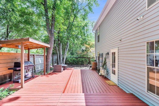 2773 Forest Dew Ct, Charleston, SC 29414 - deck featuring a fenced backyard and grilling area