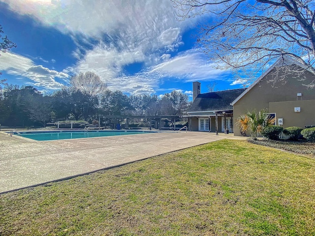 2773 Forest Dew Ct, Charleston, SC 29414 - community pool featuring a patio, a yard, and french doors
