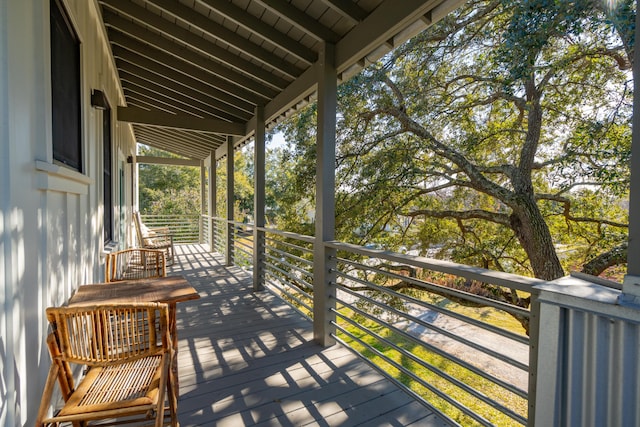 view of deck