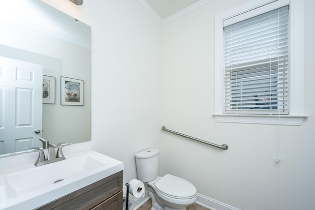 1607 Roustabout Way, Charleston, SC 29414 - half bathroom featuring ornamental molding and vanity