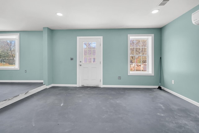 entrance foyer featuring a healthy amount of sunlight