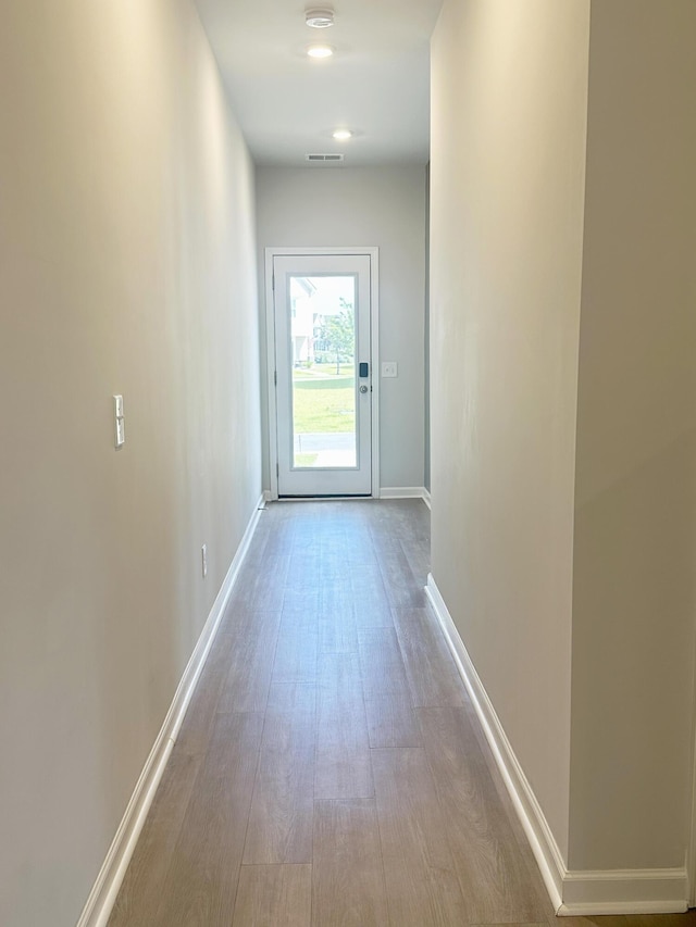 1443 Central Ave, Summerville, SC 29483 - corridor featuring wood finished floors and baseboards