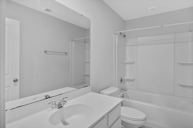 9923 Honeylocust Ln, Ladson, SC 29456 - full bathroom featuring vanity, toilet, and  shower combination
