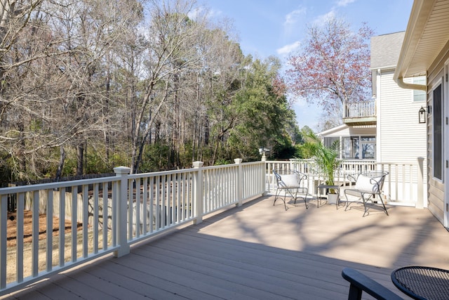 view of deck