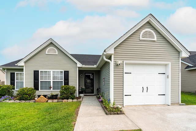137 Salem Creek Dr, Goose Creek, SC 29445 - single story home with a front lawn, driveway, an attached garage, and roof with shingles