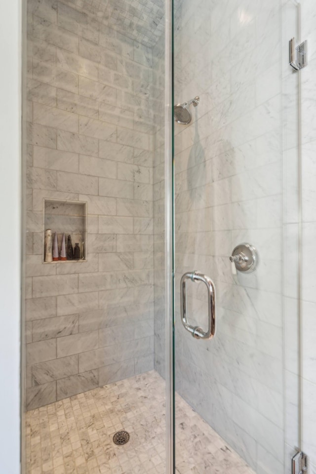 bathroom with walk in shower