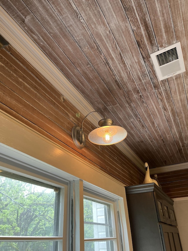 5924 Wagener Rd, Wagener, SC 29164 - detailed view of wood ceiling